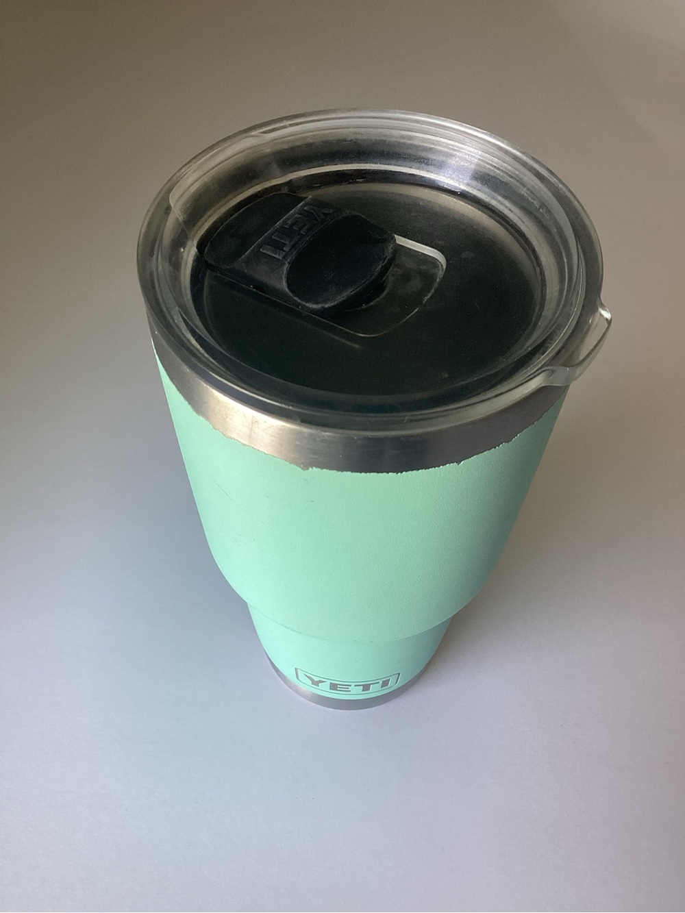 Yeti Stainless Tumbler - Mint and Silver